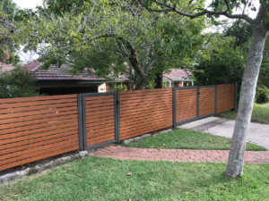 Aluminium Slatted Fencing