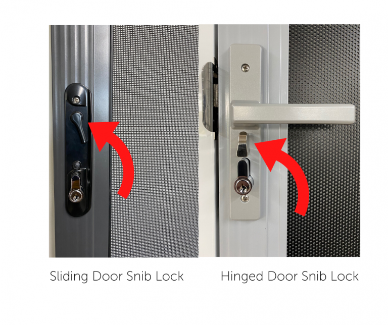 Sliding Door Snib Lock - SP Screens